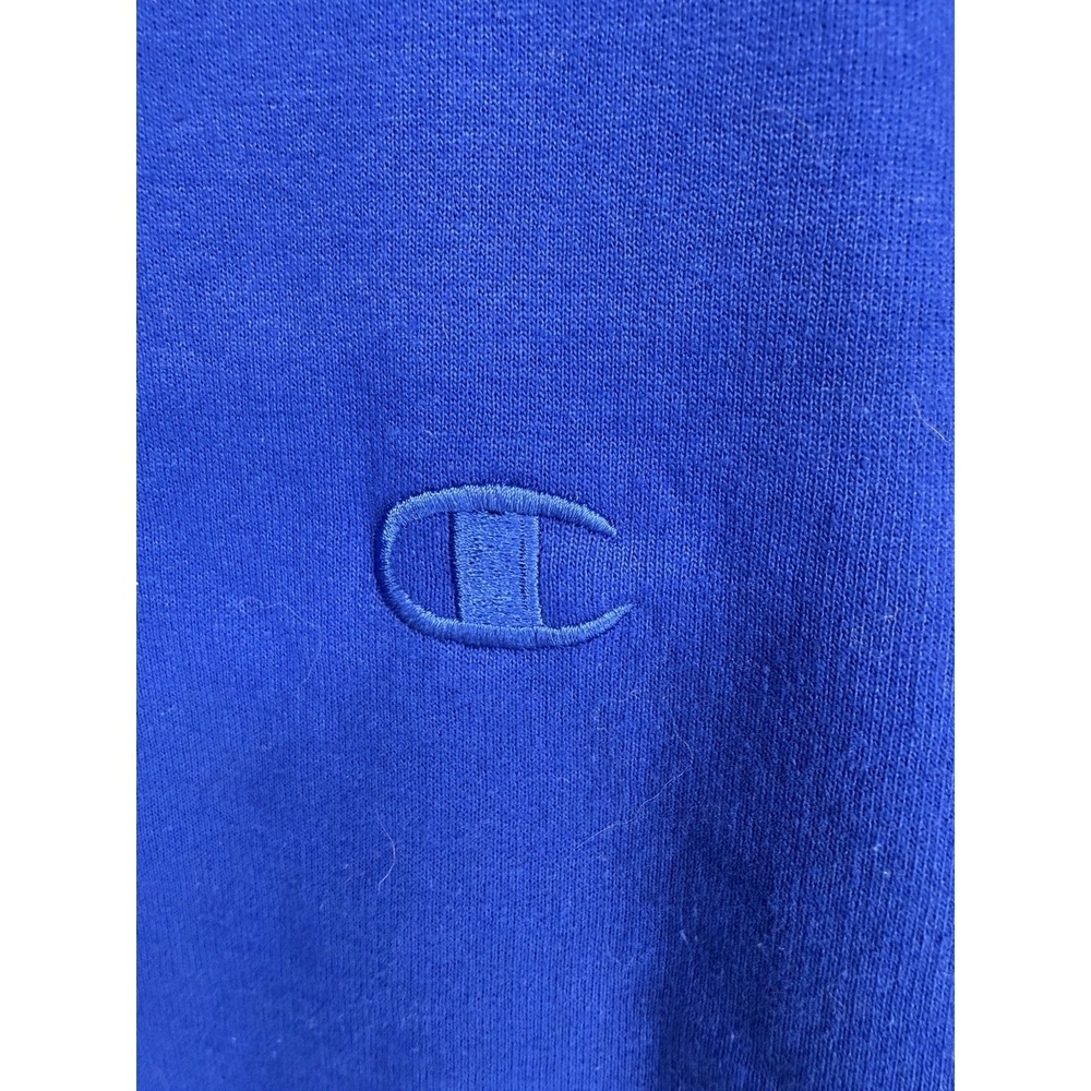 Champion Men's Royal Blue Powerblend Crewneck Sweatshirt Size 2XL - Picture 3 of 7